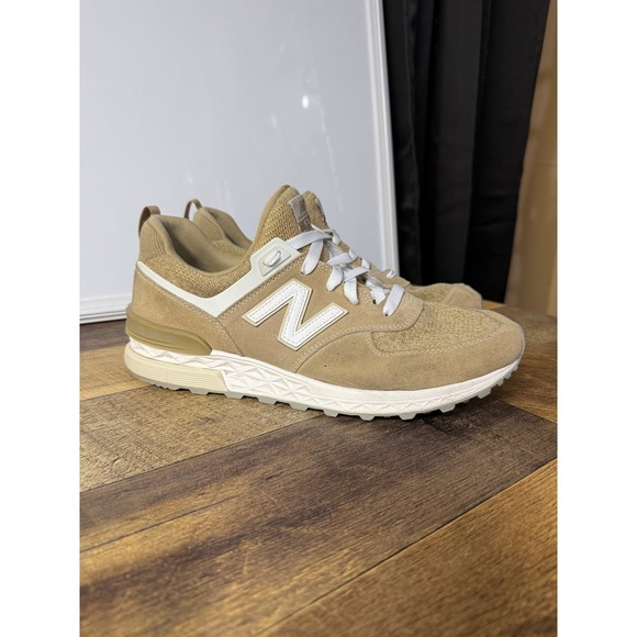 New Balance Shoes New Balance Mens 574 Sport Beige Tan Suede